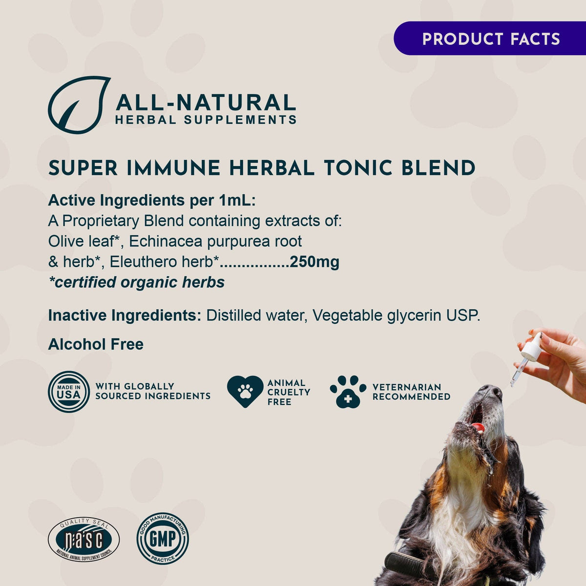 Super Immune Herbal Tonic Blend | Supports Healthy Immune System: 1oz
