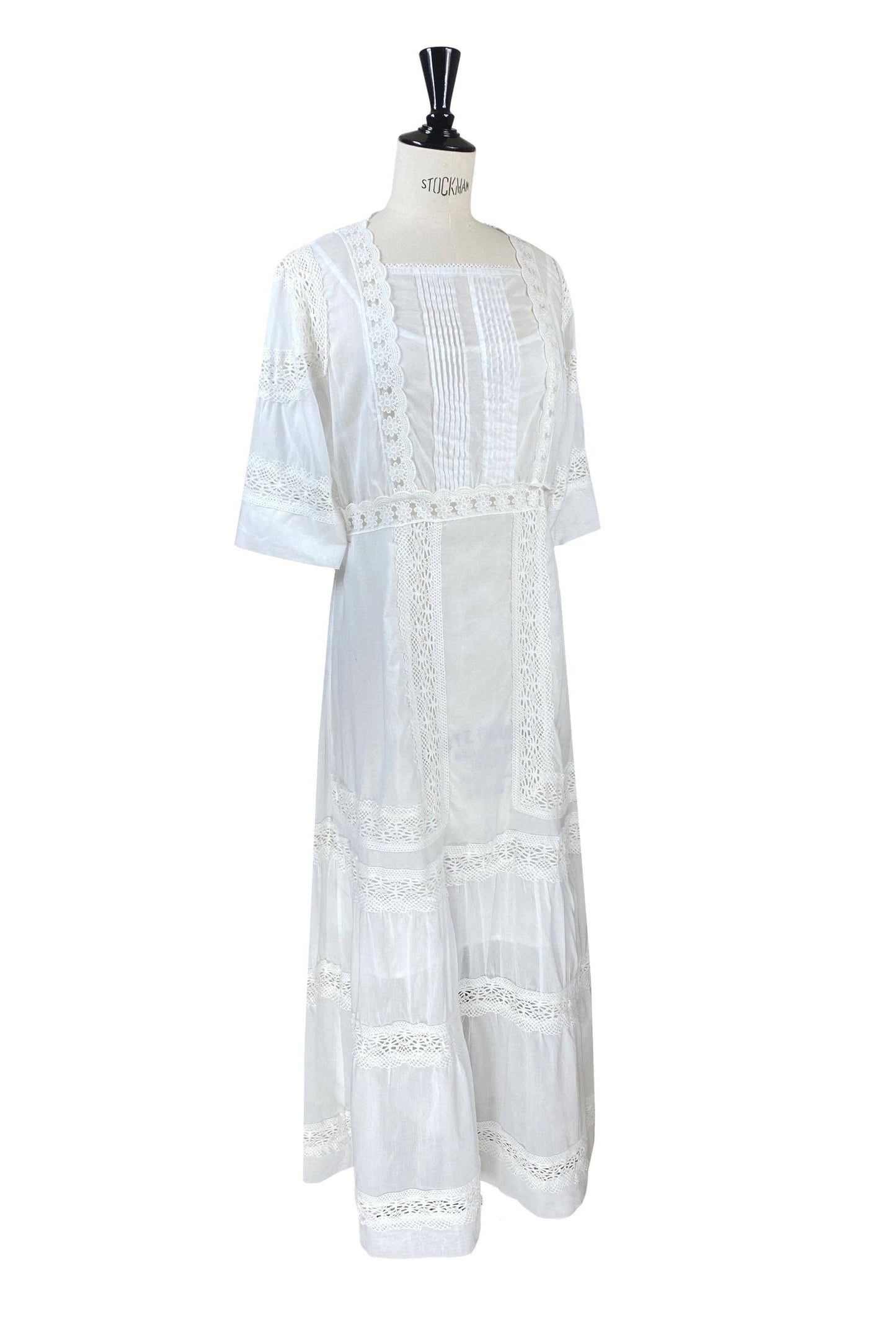 J.Marin Co.  The Dorothea Edwardian Dress - Black