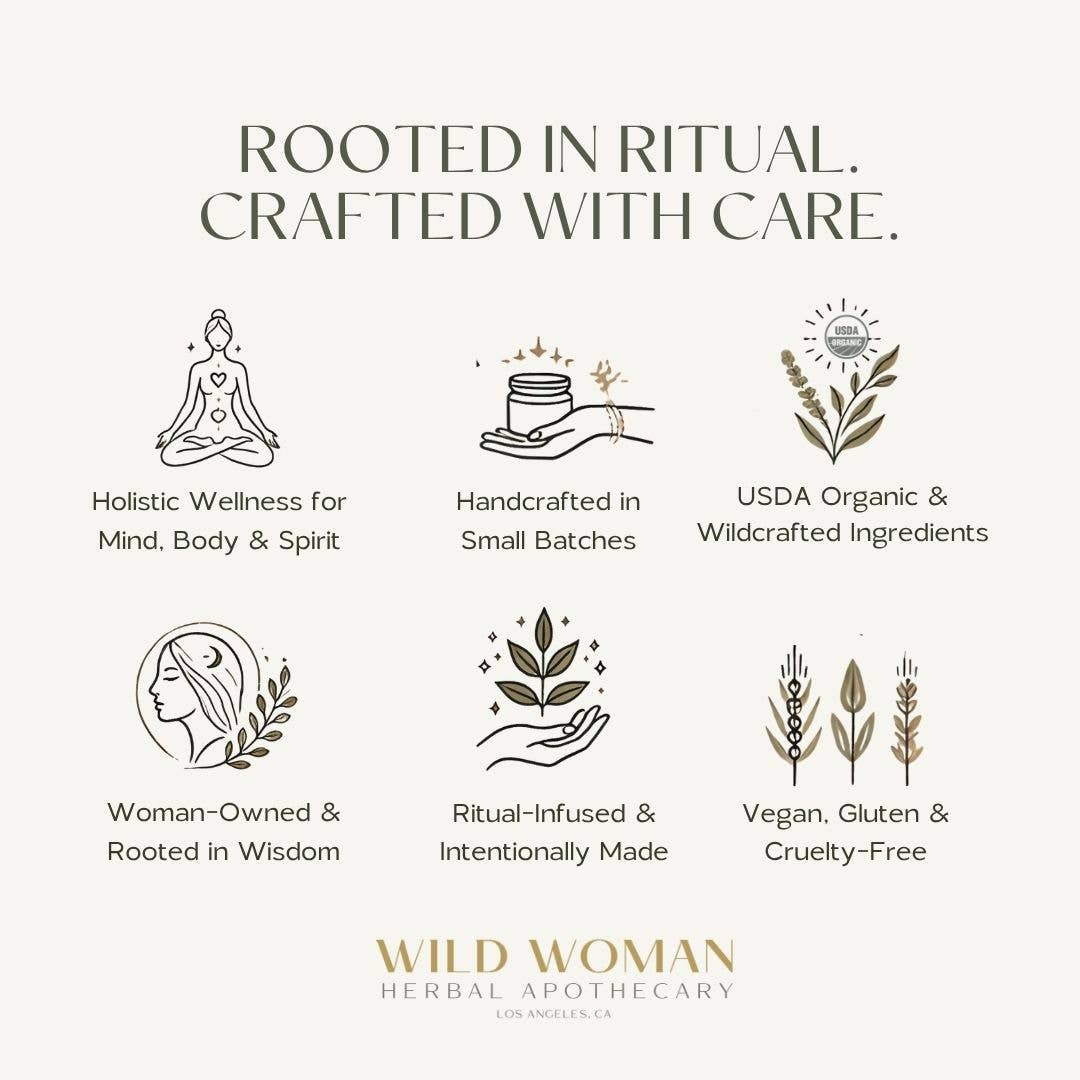 Wild Woman Herbal Apothecary -  Cycle Support | PMS & Menstrual Comfort | Herbal Tea