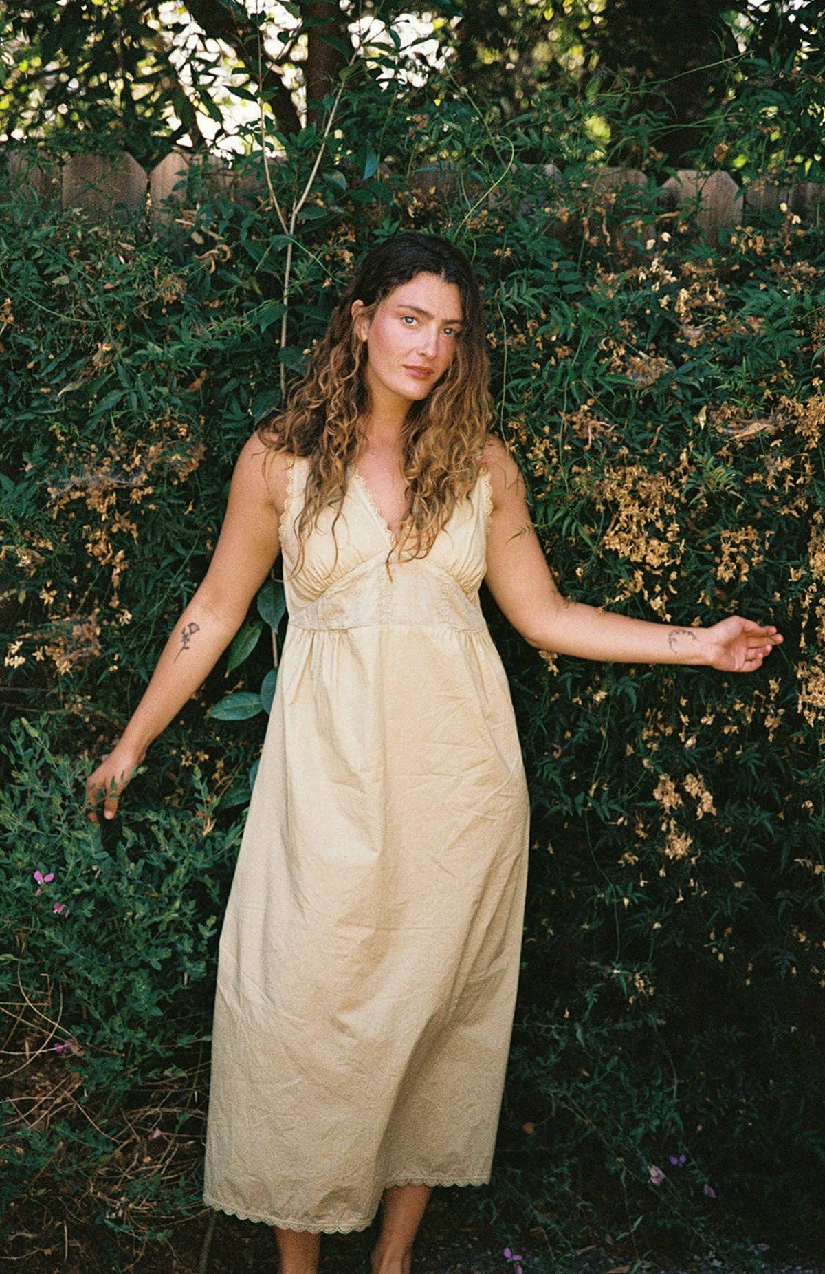 LA Relaxed - Organic Makinna Poplin Dress: Mint