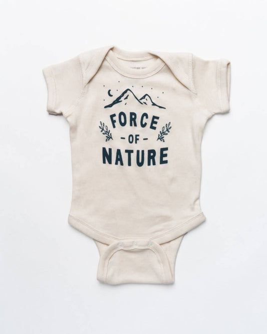 Keep Nature Wild - USA Made - Force of Nature Baby Bodysuit: 100% Cotton