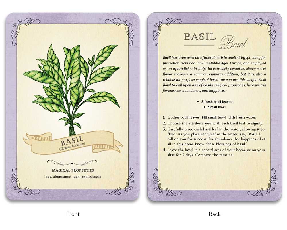 Green Witch's Deck of Magical Herbalism by Arin Murphy-Hiscock: Flashcards; 50 pages / English