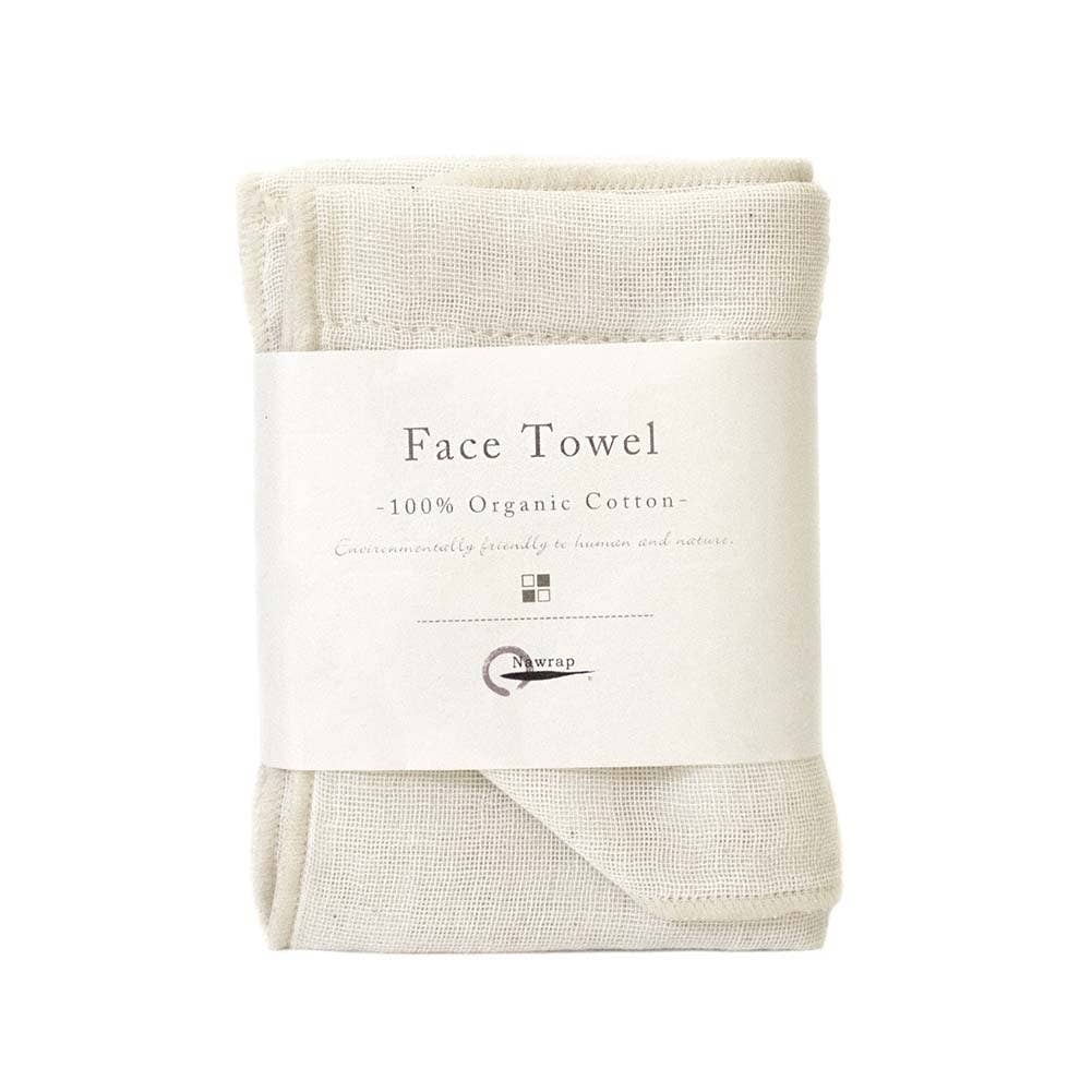 Nawrap Organic Cotton Face Towel: GREEN