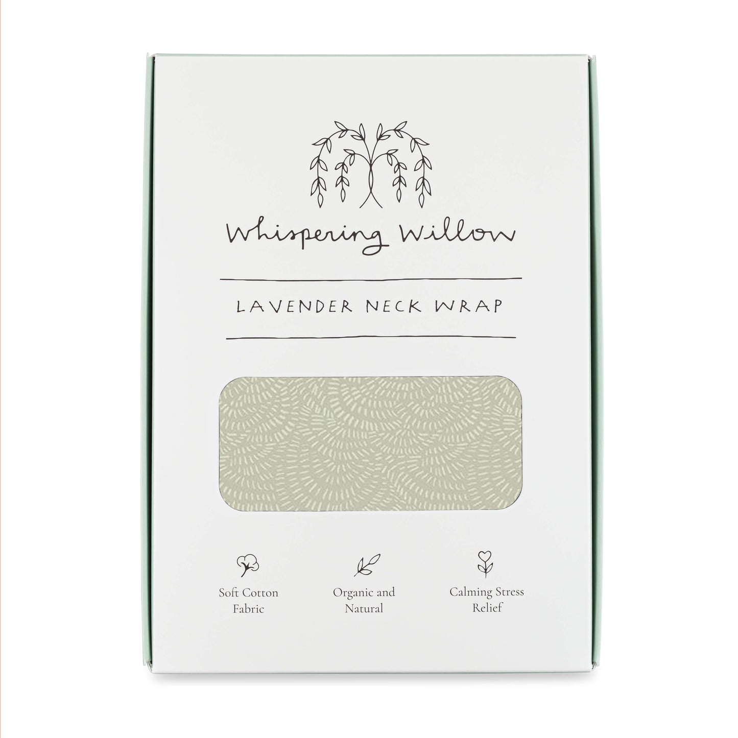 Whispering Willow - Neck Wrap, Lavender - Fern - Aromatherapy - Heated or Cooled