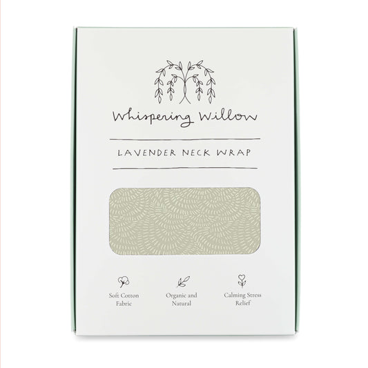 Whispering Willow - Neck Wrap, Lavender - Fern - Aromatherapy - Heated or Cooled