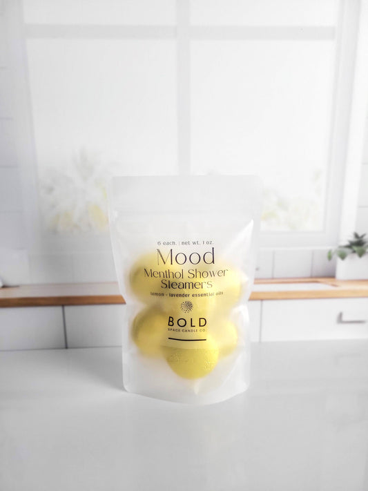 Bold Space - Mood - Lemon + Lavender Menthol Shower Steamers