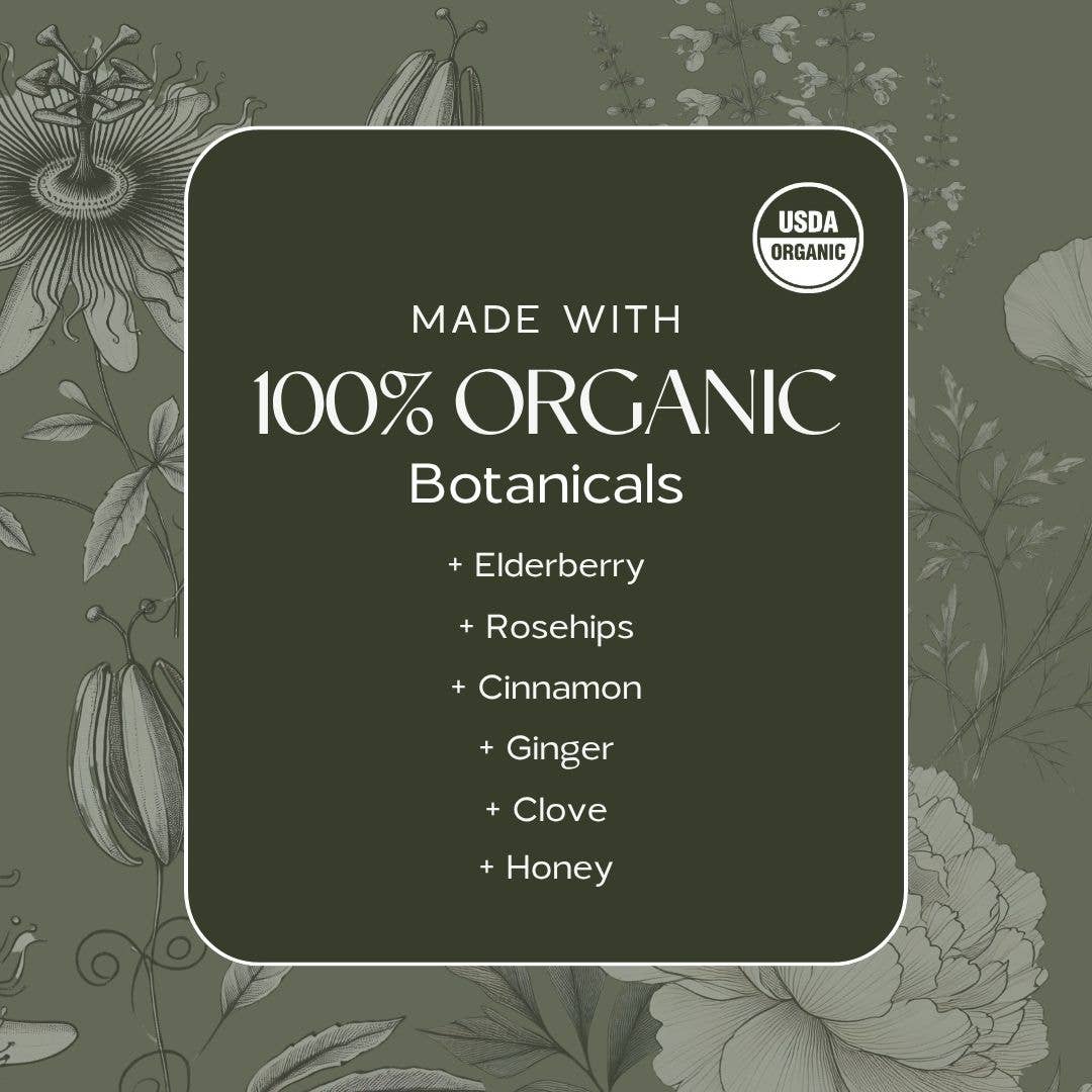 Wild Woman Herbal Apothecary - Elderberry Immune Syrup | Cold, Cough & Flu Seasonal Support