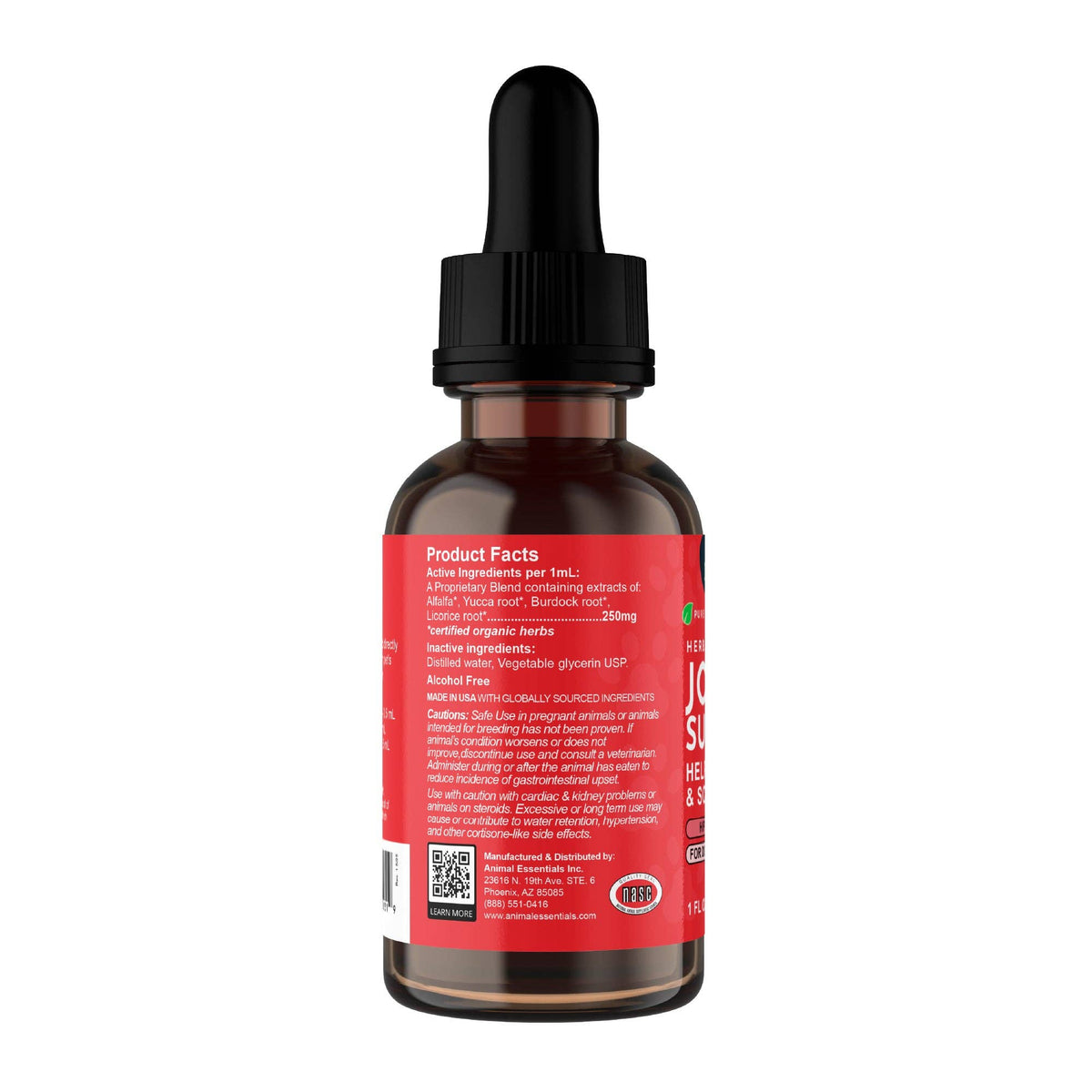 Joint Support Herbal Tonic Blend | Helps Stiffness and Soreness: 1oz