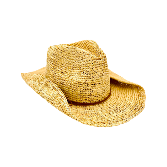 The Mesa - Raffia Fedora Hat