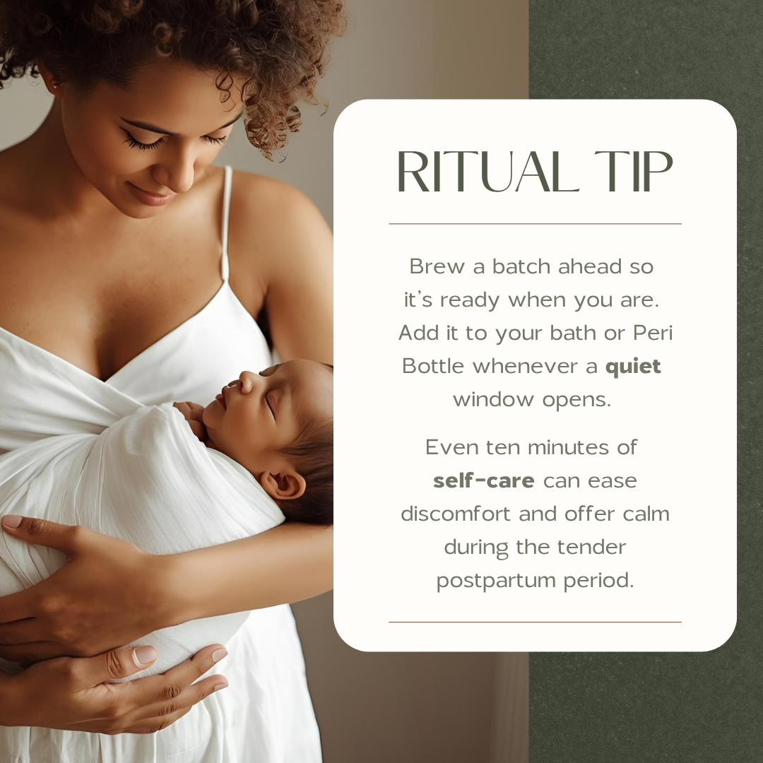Wild Woman Herbal Apothecary - Mother’s Mend | Postpartum Sitz Bath & Peri Bottle Herbs