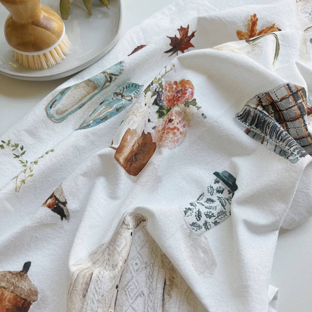 Emily Lex - Autumn tea towel