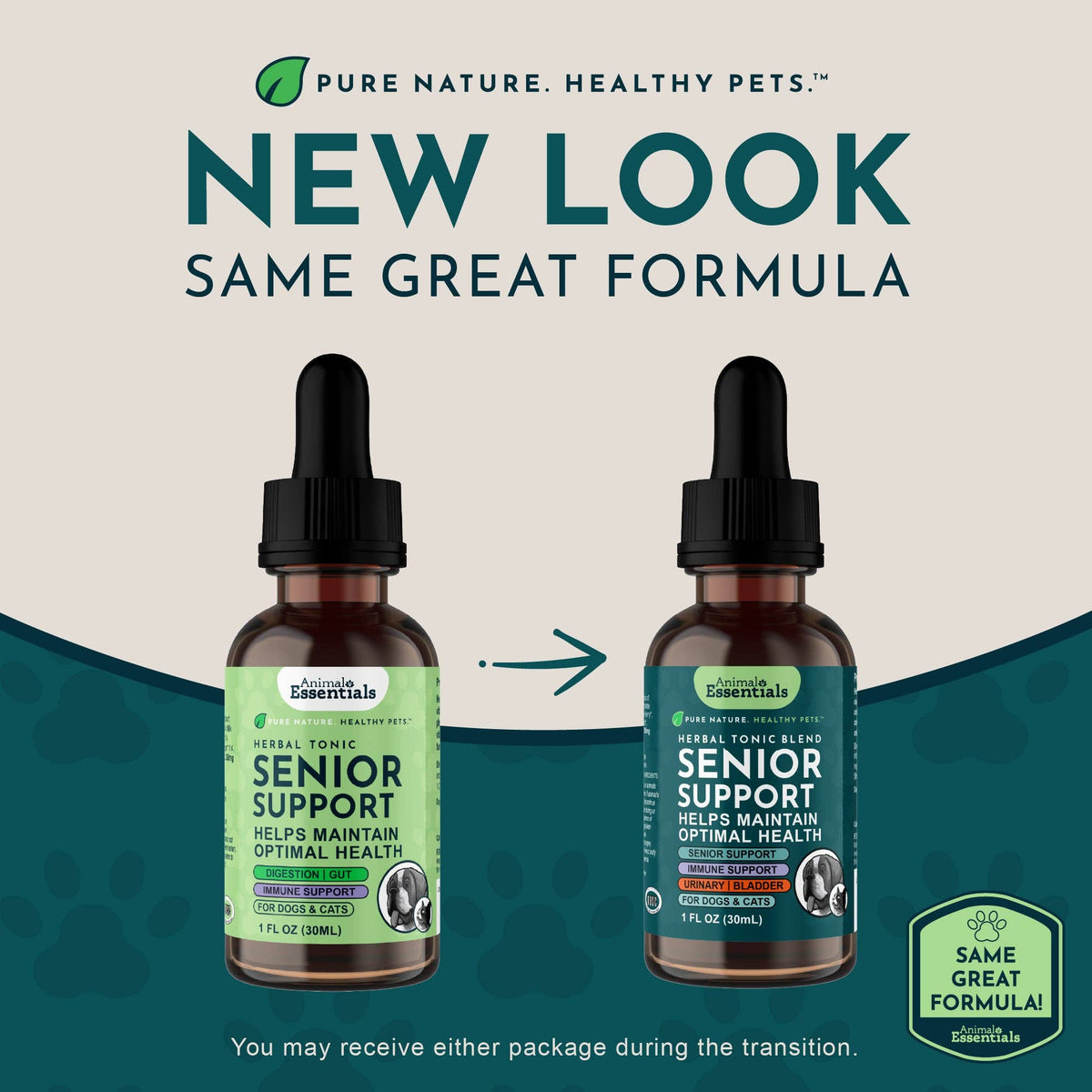 Senior Support Herbal Tonic Blend | Helps Maintain Optimal Health: 1oz