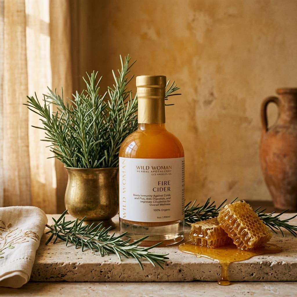 Wild Woman Herbal Apothecary - Fire Cider | Immunity, Digestion, Circulation | Cold & Flu